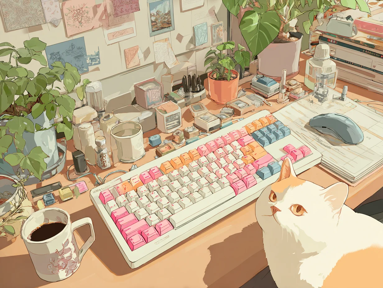 Coding cat background